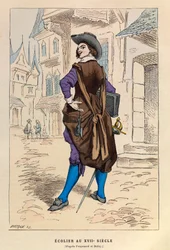 Scholar at Paris 17th century - private collection