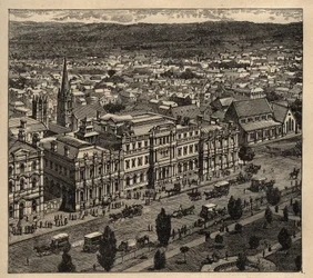 Adelaide - Australia - 1890 - engraving 1890