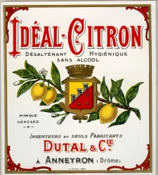Advertisement for French lemon drink called Ideal-Lemon