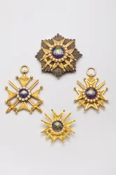 Afghanistan - Order of the Empire Durrani: 1st Class Plate, 2nd Third of the 19th Century