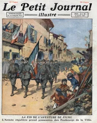 As a result of the Rapallo trade, Fiume (Rijeka) became a free state, the Italian army, which had just expelled Gabriele d