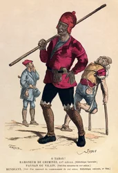 Chimney sweep, peasant and beggar