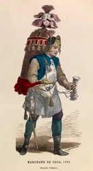Coconut Seller in 1774 - Private Collection