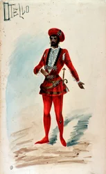 Costume for Otello in the opera by Giuseppe Verdi