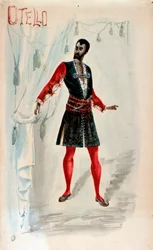 Costume for Otello in the opera by Giuseppe Verdi