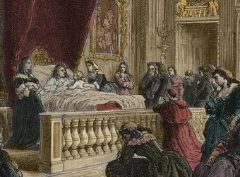 Death of Louis XIV at Versailles, September 1