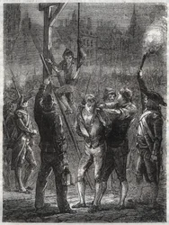 Execution of Thomas de Mahy, Marquis de Favras - Paris, February 19