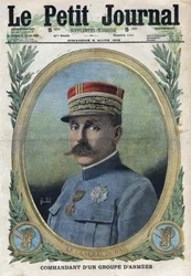First World War 1914-1918. Portrait of General Auguste Dubail (1851-1934). In Le Petite Journal, on 5/03/1916. Private Collection