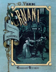 Frontispiece of Musical Score of Ernani