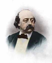 Gustave Flaubert (1821-1880), French writer, by Nadar.