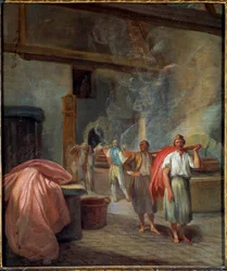 Interior of a Dyeing Workshop at Les Gobelins
