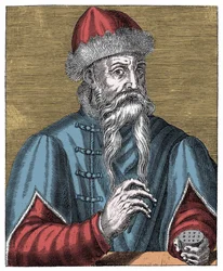 Johann Gutenberg, German printer and goldsmith