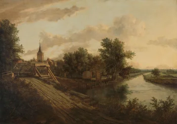Landscape with Rolling Bridge