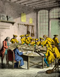 Large Post Office in Paris Under King Louis XVI