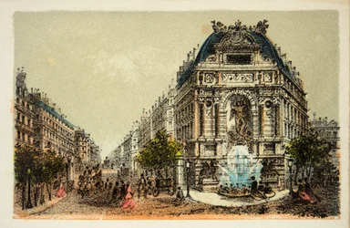 Paris 1874: The Saint Michel Fountain, Private Collection