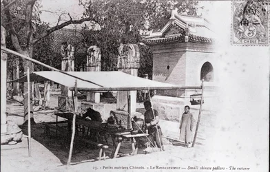 A Chinese Restaurateur - Photograph of the Beginning of the 20th Century - Private Collection