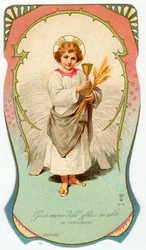 Jesus comes from above and leads us to the top