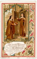 St Teresa of Jesus Receiving Help and Bread from the Poor Clares