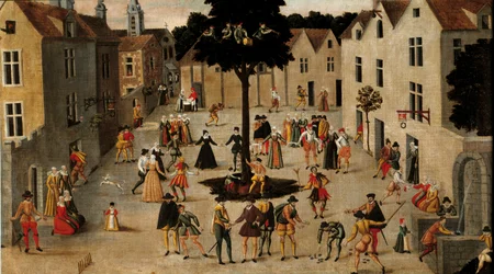 Popular Tradition: Popular Fete Around the Arbre de Mai (Elm) in Paris