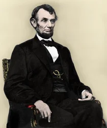 Portrait of Abraham Lincoln, 16th President of the United States of America