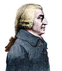 Portrait of Adam Smith (1723-1790), Scottish philosopher and economist