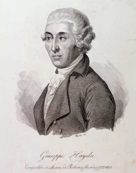 Portrait of Austrian composer Joseph Haydn (1732-1809)
