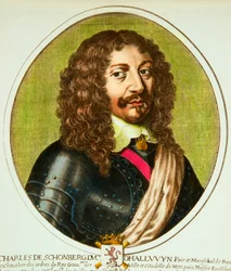 Portrait of Charles de Schomberg (1601-1656) Duke of Halluin, peer and marshal of France under Louis XIII