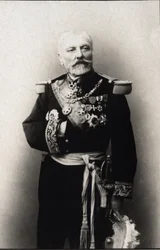 Portrait of Hyacinthe Laurent Theophile Aube, French admiral