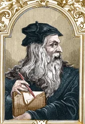 Portrait of Leonardo da Vinci (engraving)
