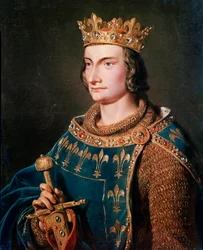Portrait of Philip IV the Bel (1268-1314), King of France. Anonymous painting of the 19th century. Castles of Versailles and Trianon.