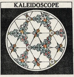 Reflection of Light: A Kaleidoscope. Anonymous Illustration from 1925. Private Collection