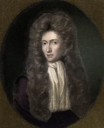Portrait of Robert Boyle (1627-1691), Irish physicist and chemist