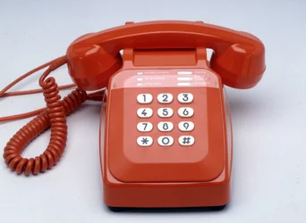 S63 Orange Plastic Key Phone