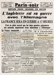 Second World War (1939-1945) - World War II (WWII or WW2): Paris Evening of September 4