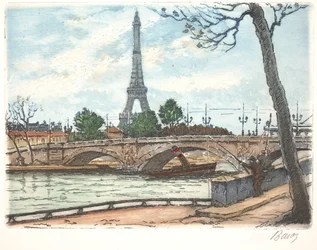 Seine and Eiffel Tower