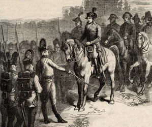 The arrest of Lafayette (Gilbert du Motier, Marquis de La Fayette)
