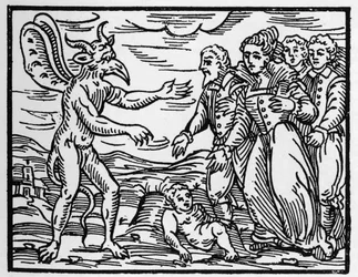 The Sorcerers Presenting a Child to the Devil (