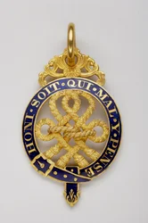 Order of the Garter: Insignia of Gentleman-Bailiff of the Black Stick