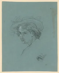 Head of a Young Man with Hat