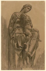 Madonna and Child (after Michelangelo)