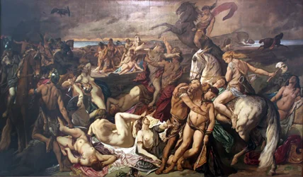 The Battle of the Amazons (Second Version)