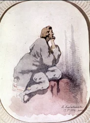 Portrait of Frederic Chopin (1810-1849), Polish composer.