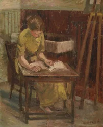 Girl reading (I)