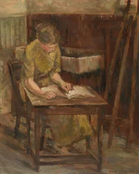 Girl reading (II)