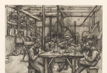 Workshop in the Silver Factory of Begeer