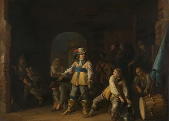 Soldiers in a Guardroom