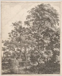 A Small Bridge over a Stream, 17th century