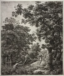 Six Large Upright Landscapes with Scenes from Ovid