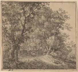 Two Men at a Gate