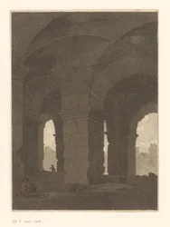Under the Arches of the Colosseum
